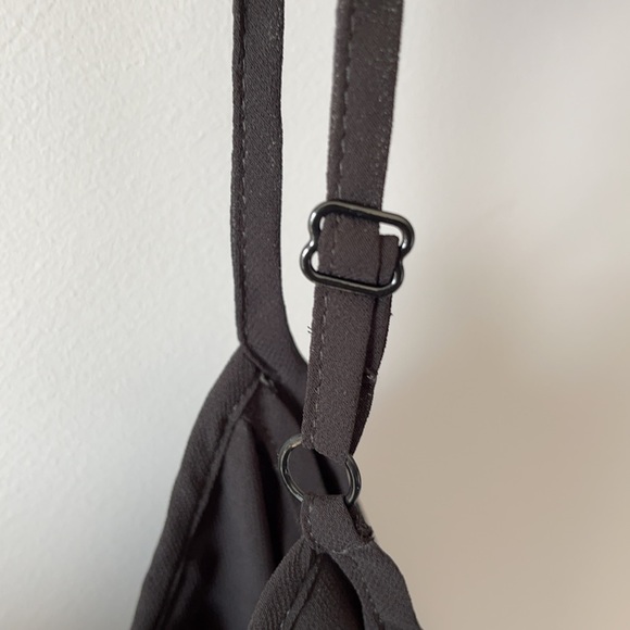 3 for $20 || ASOS black sheer spaghetti strap top never worn 4 - Picture 5 of 6